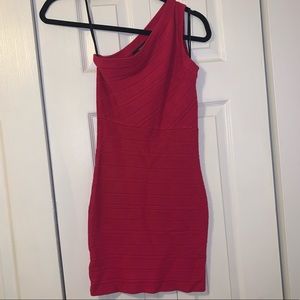Forever 21 💕One Shoulder Hot Pink Dress